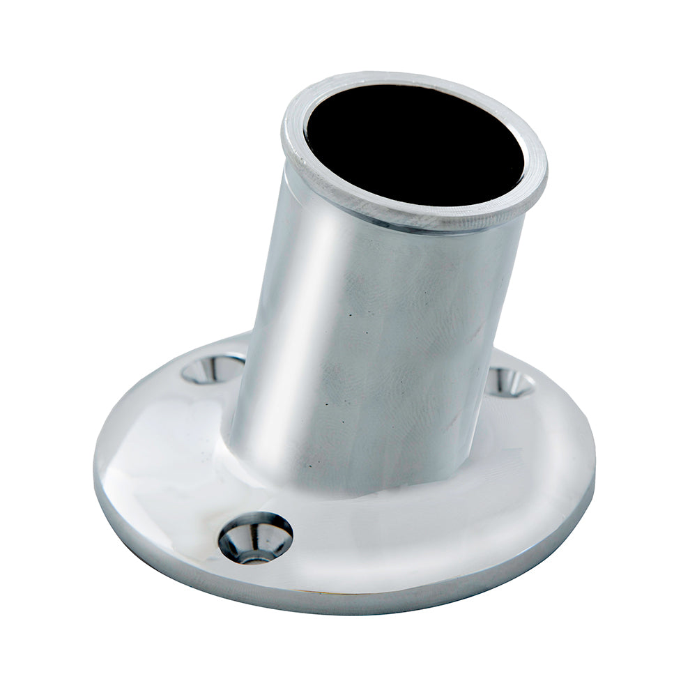 Suncoast Marine and Auto offers Whitecap Top-Mounted Flag Pole Socket CP/Brass - 1" ID [S-5002]