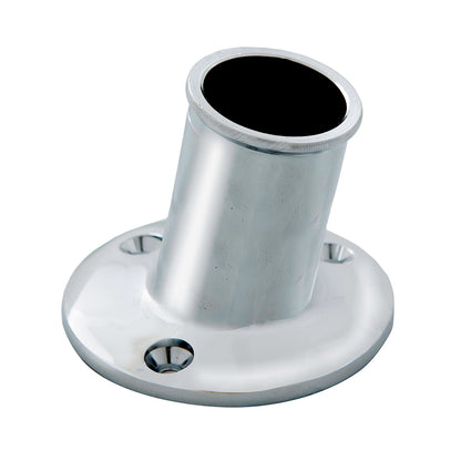 Suncoast Marine and Auto offers Whitecap Top-Mounted Flag Pole Socket CP/Brass - 1" ID [S-5002]