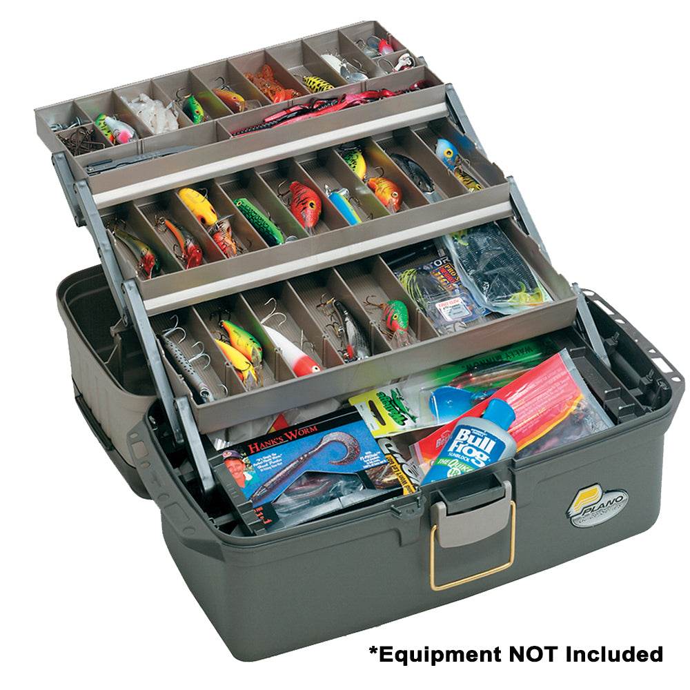 Suncoast Marine and Auto offers Plano Guide Series Tray Tackle Box - Graphite/Sandstone [613403]