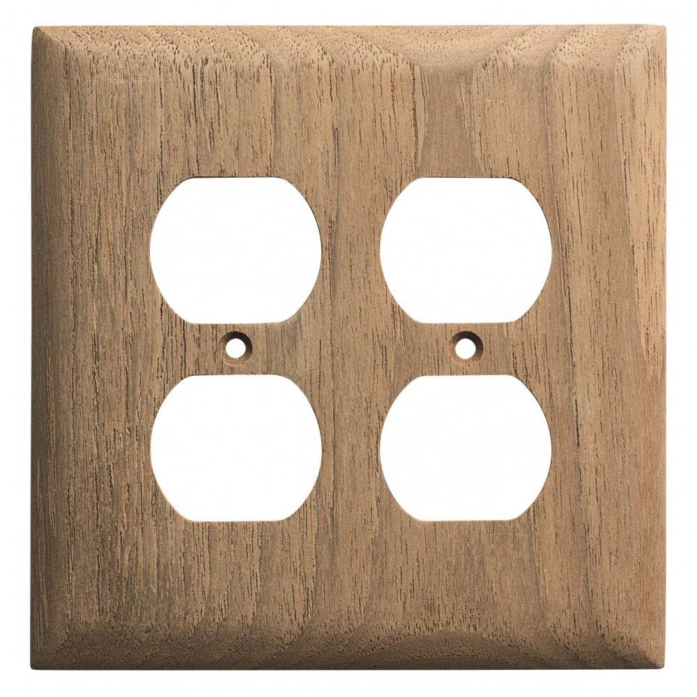 Suncoast Marine and Auto offers Whitecap Teak 2-Duplex/Receptacle Cover Plate [60177]