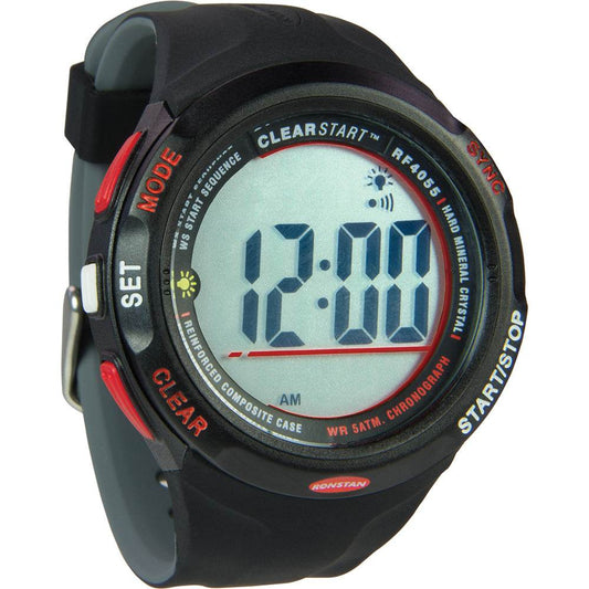 Suncoast Marine and Auto offers Ronstan RF4055 ClearStart 50mm Sailing Watch - Black/Grey [RF4055A]