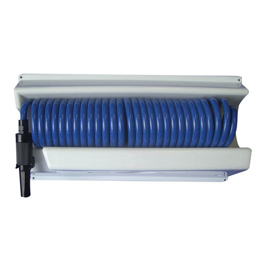 Suncoast Marine and Auto offers Whitecap 25 Blue Coiled Hose w/Mounting Case [P-0443]