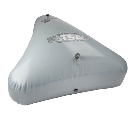 Suncoast Marine and Auto offers FATSAC Open Bow Triangle Fat Sac Ballast Bag - 650lbs - Gray [W706-GRAY]