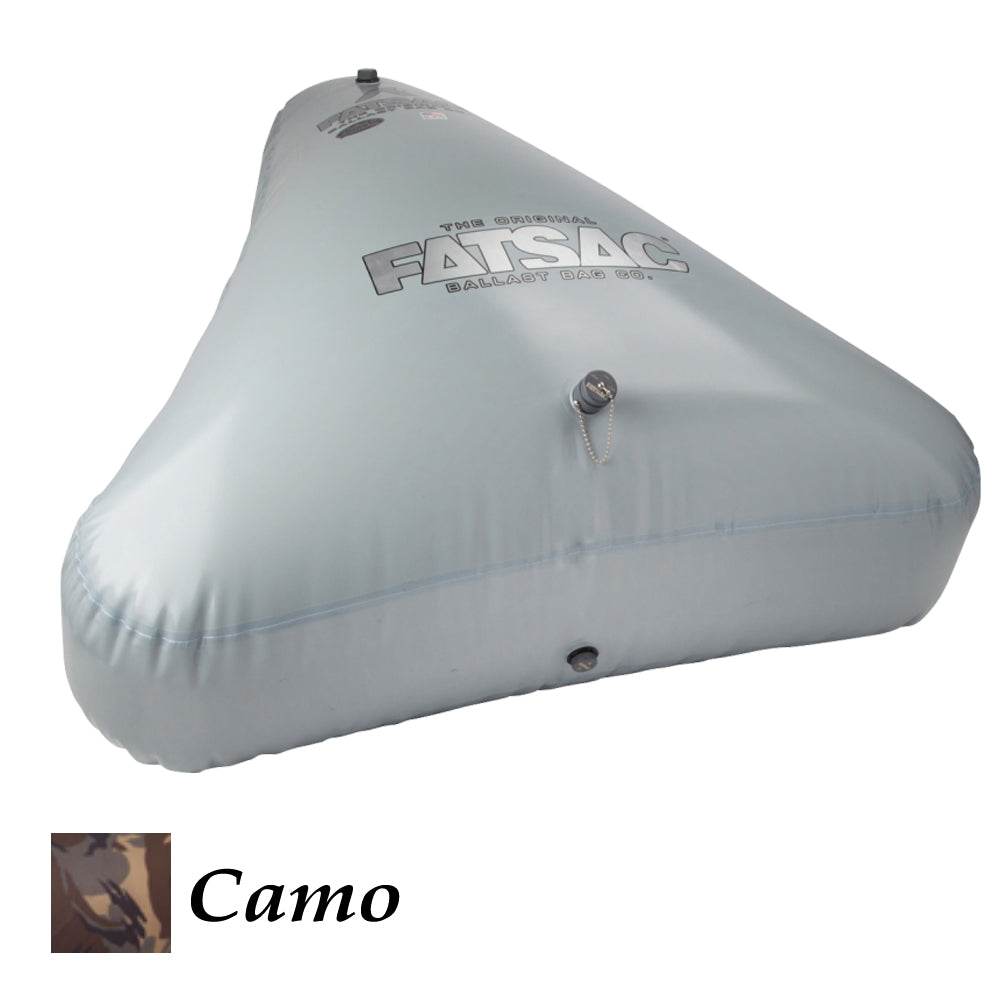 Suncoast Marine and Auto offers FATSAC Open Bow Triangle Fat Sac Ballast Bag - 650lbs - Camo [W706-CAMO]