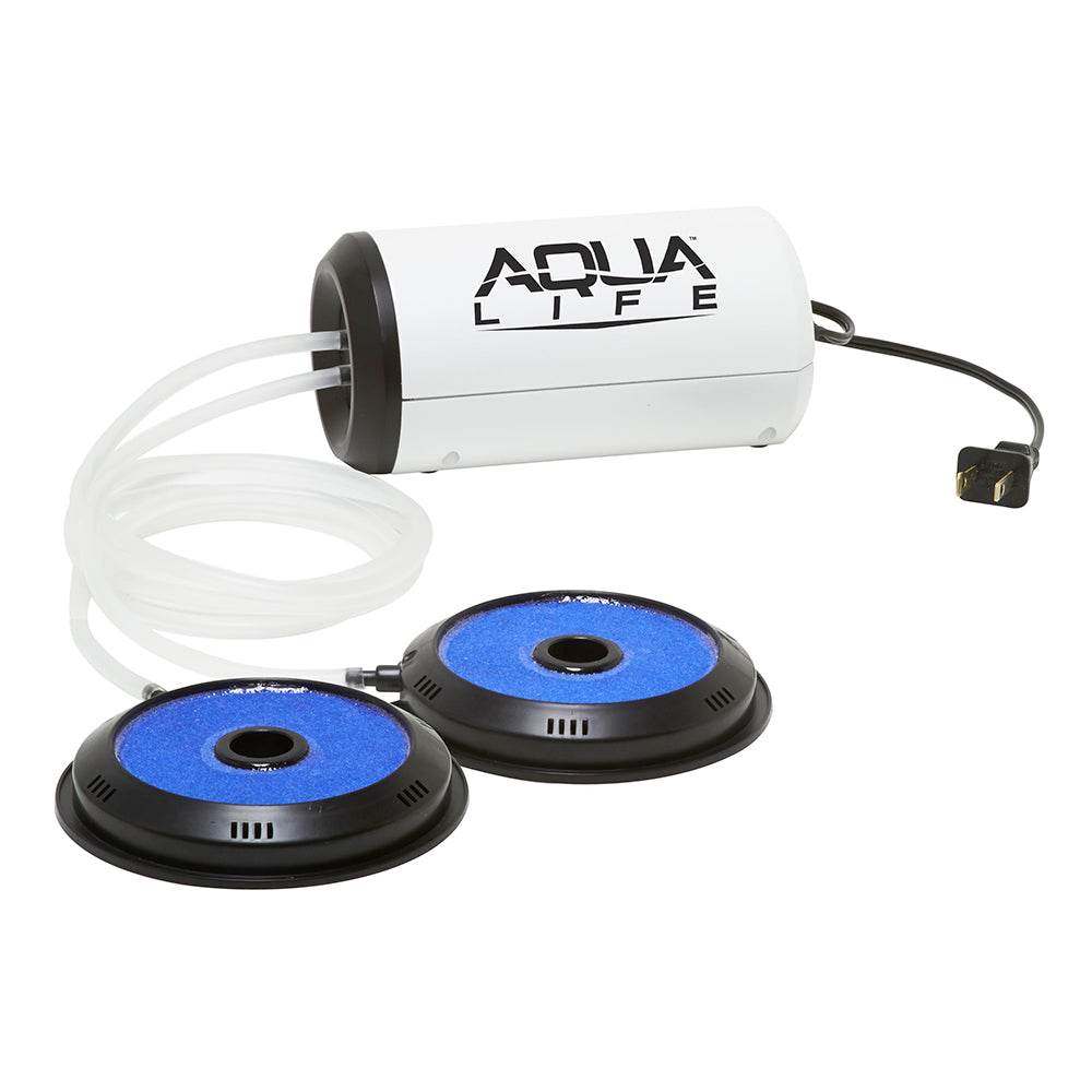 Suncoast Marine and Auto offers Frabill Aqua-Life Aerator Dual Output 110V - Greater Than 100 Gallons [14212]