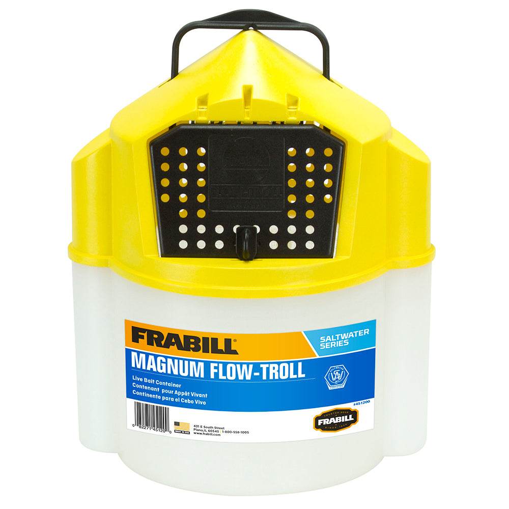 Suncoast Marine and Auto offers Frabill Magnum Flow Troll Shrimp Bucket - 10 Quart [451205]