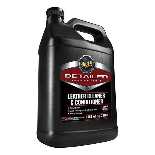 Suncoast Marine and Auto offers Meguiars Detailer Leather Cleaner Conditioner - 1-Gallon [D18001]