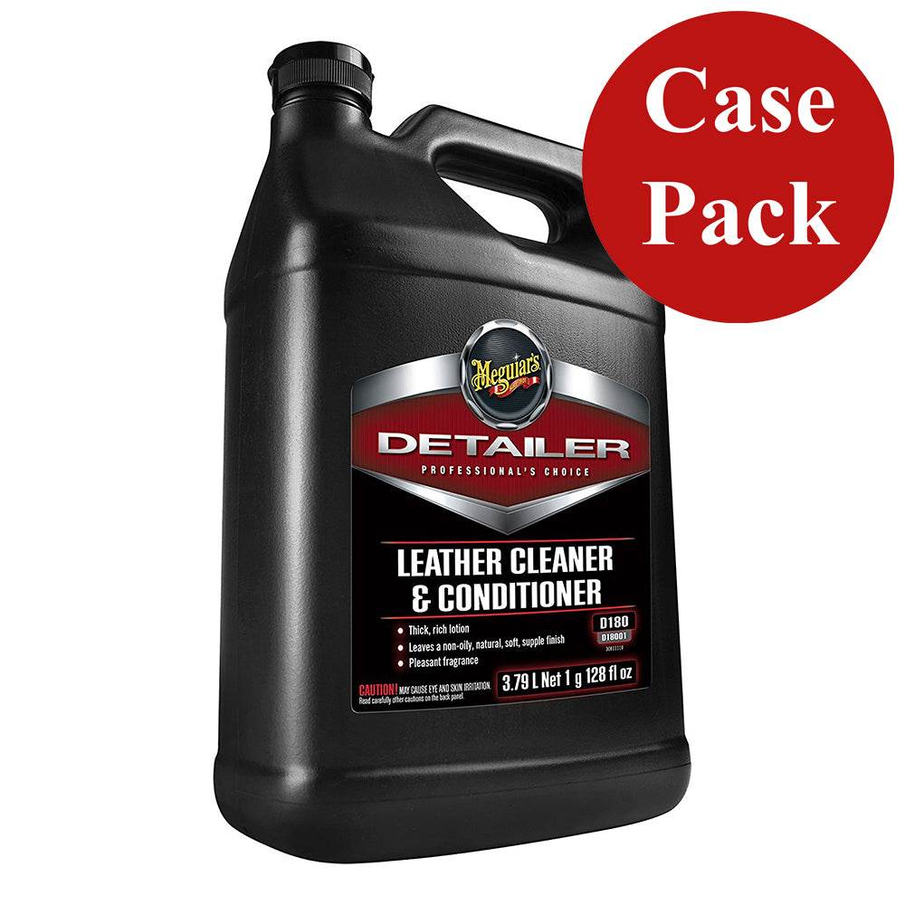 Suncoast Marine and Auto offers Meguiars Detailer Leather Cleaner Conditioner - 1-Gallon *Case of 4* [D18001CASE]