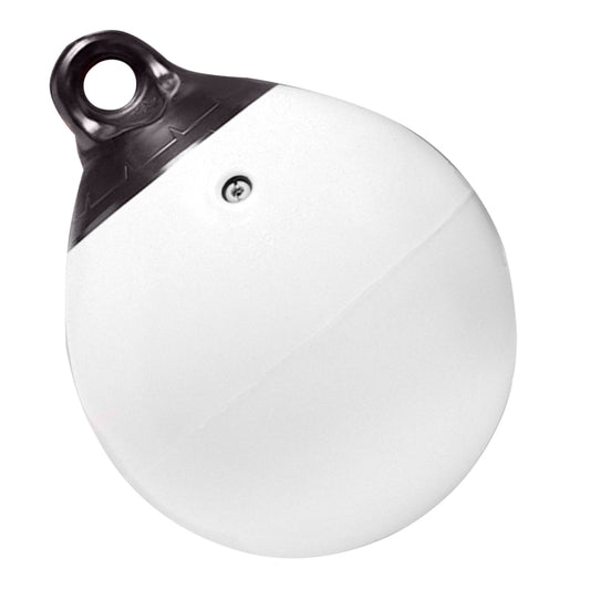 Suncoast Marine and Auto offers Taylor Made 9" Tuff End Inflatable Vinyl Buoy - White [1140]