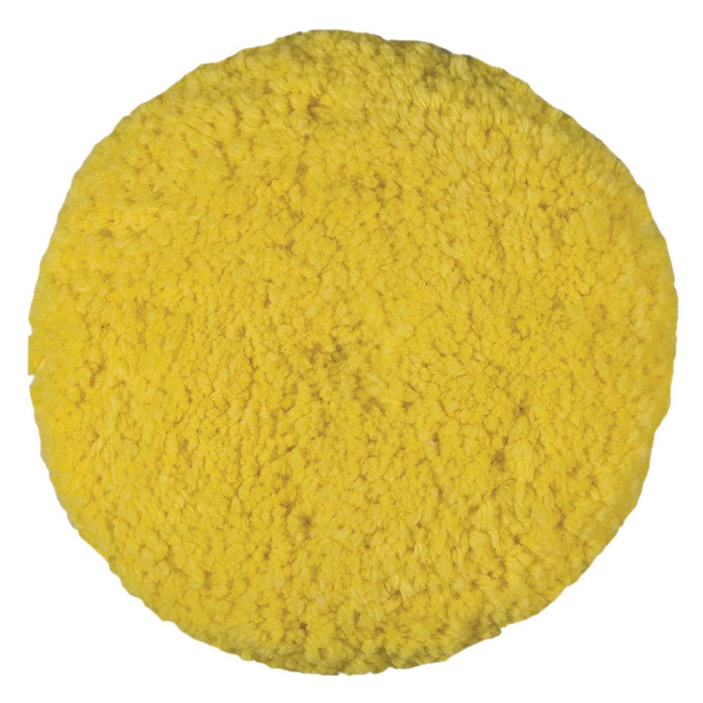 Suncoast Marine and Auto offers Presta Rotary Blended Wool Buffing Pad - Yellow Medium Cut [890142]