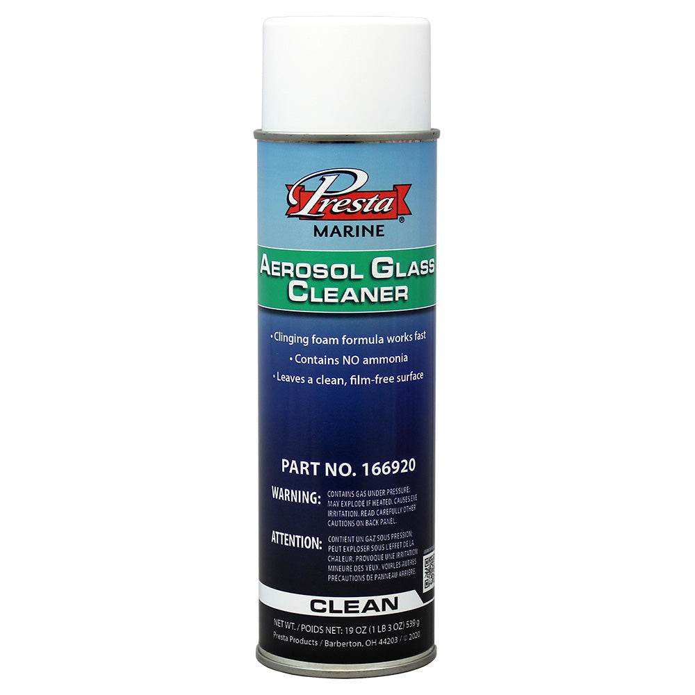 Suncoast Marine and Auto offers Presta Marine Ammonia Free Aerosol Glass Cleaner - 19oz [166920]