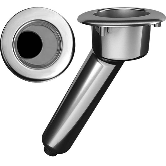 Suncoast Marine and Auto offers Mate Series Elite Screwless Stainless Steel 30 Rod Cup Holder - Drain - Round Top [C1030DS]