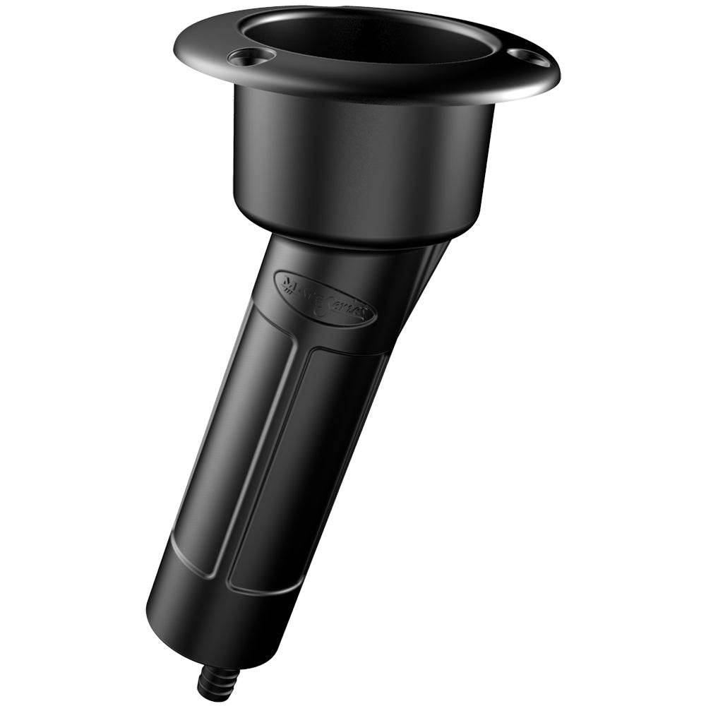 Suncoast Marine and Auto offers Mate Series Plastic 15 Rod Cup Holder - Drain - Round Top - Black [P1015DB]