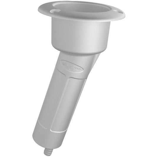 Suncoast Marine and Auto offers Mate Series Plastic 15 Rod Cup Holder - Drain - Round Top - White [P1015DW]