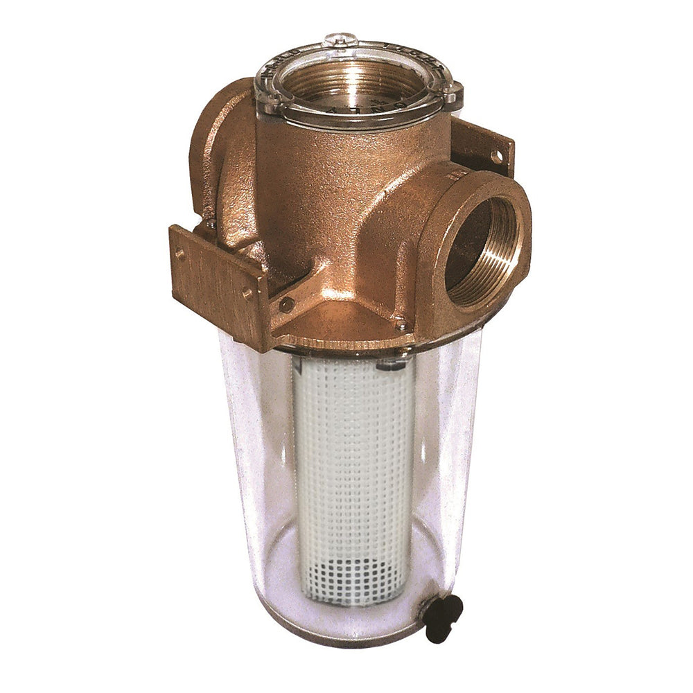 Suncoast Marine and Auto offers GROCO ARG-500 Series 1/2" Raw Water Strainer w/Non-Metallic Plastic Basket [ARG-500-P]