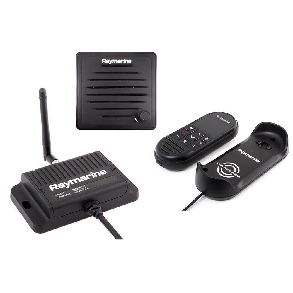 Suncoast Marine and Auto offers Raymarine Ray90 Wireless First Station Kit with Passive Speaker, Wireless Handset Wireless Hub [T70433]