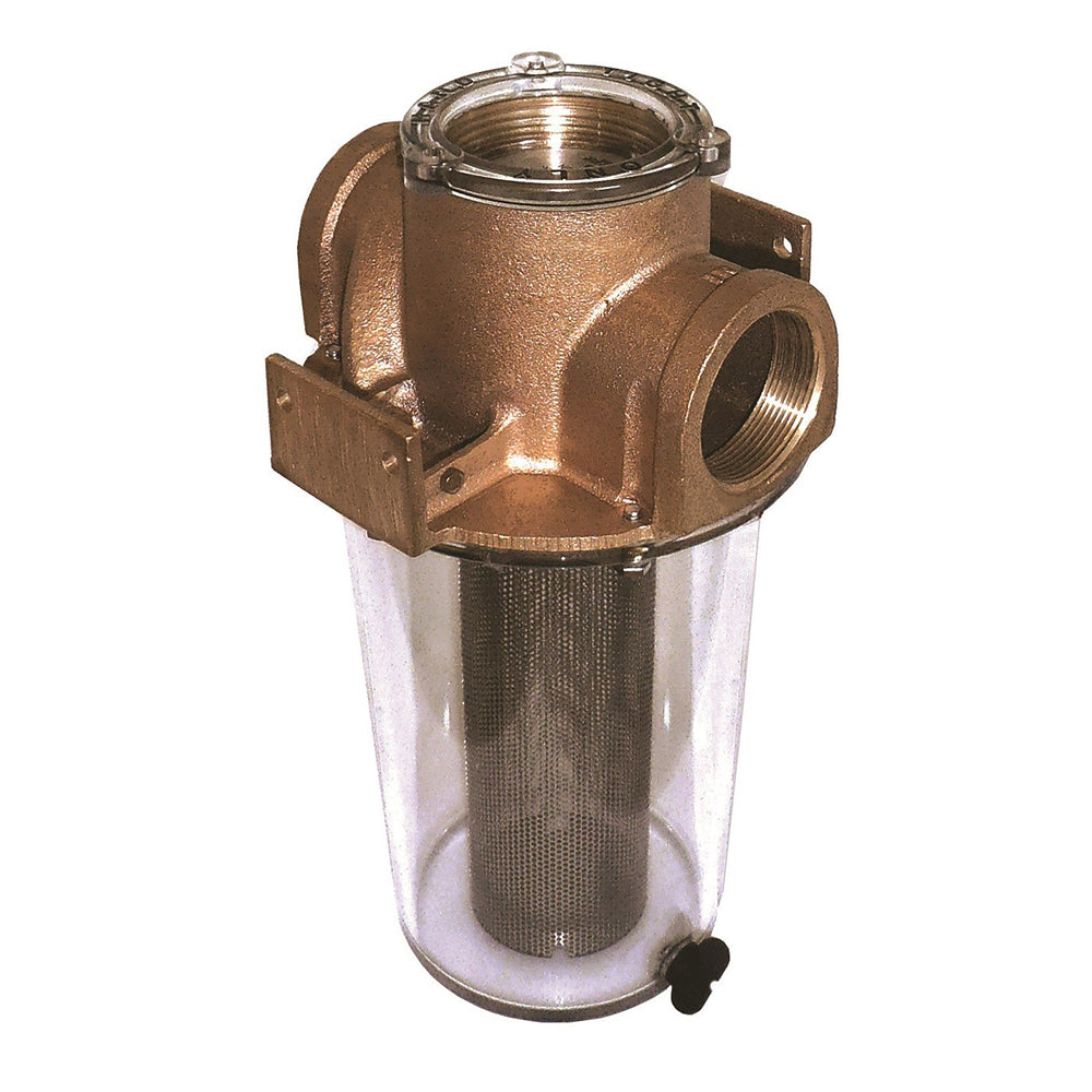 Suncoast Marine and Auto offers GROCO ARG-1250 Series 1-1/4" Raw Water Strainer w/Stainless Steel Basket [ARG-1250-S]