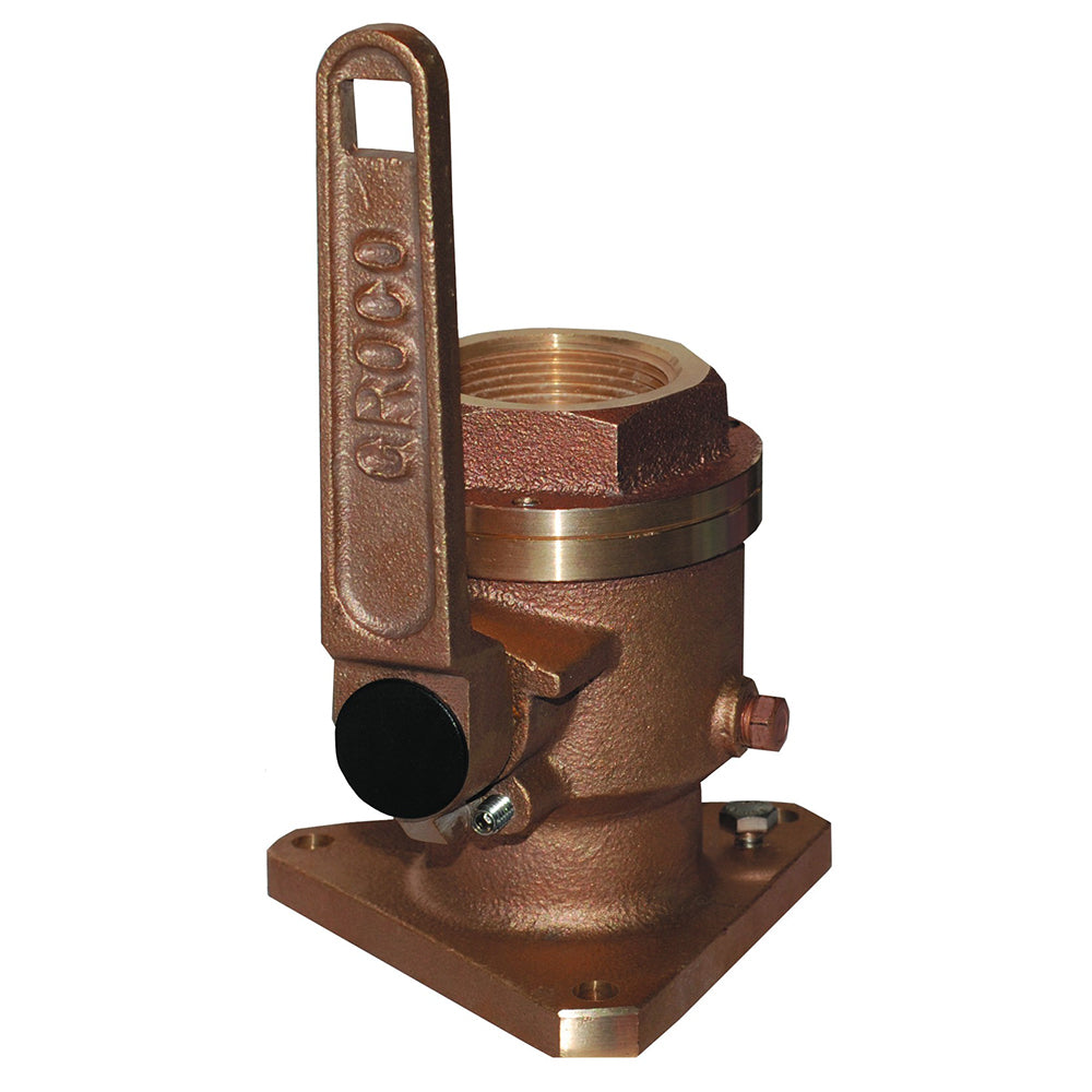 Suncoast Marine and Auto offers GROCO 3/4" Bronze Flanged Full Flow Seacock [BV-750]