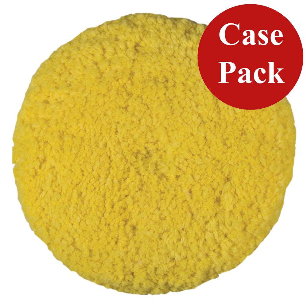 Suncoast Marine and Auto offers Presta Rotary Blended Wool Buffing Pad - Yellow Medium Cut - *Case of 12* [890142CASE]