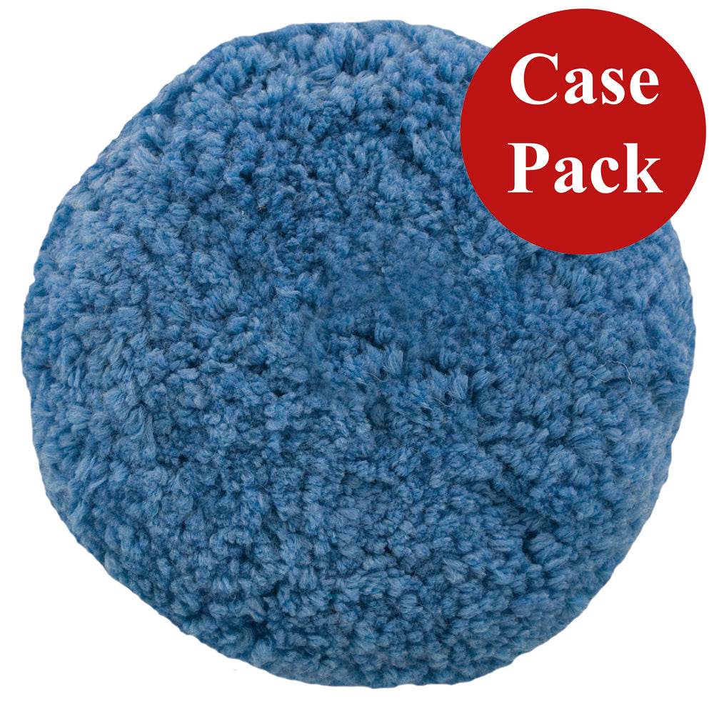 Suncoast Marine and Auto offers Presta Rotary Blended Wool Buffing Pad - Blue Soft Polish - *Case of 12* [890144CASE]