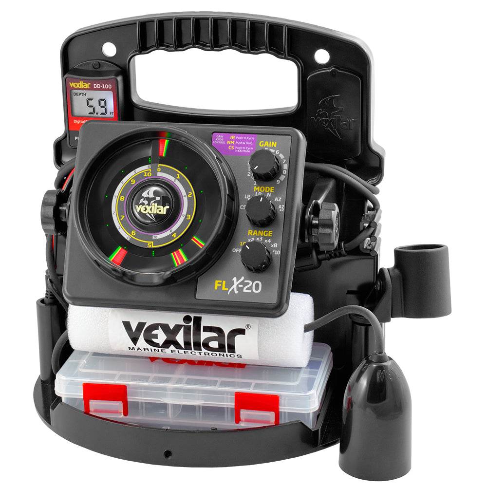 Suncoast Marine and Auto offers Vexilar FLX-20 Pro Pack II w/12 Ice Ducer DD-100 [PPX2012D]