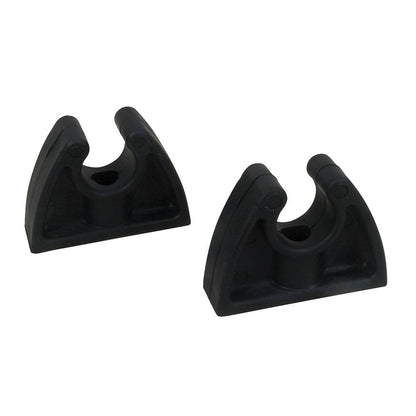 Suncoast Marine and Auto offers Perko Pole Storage Clips - Black - Pair [0477DP0BLK]