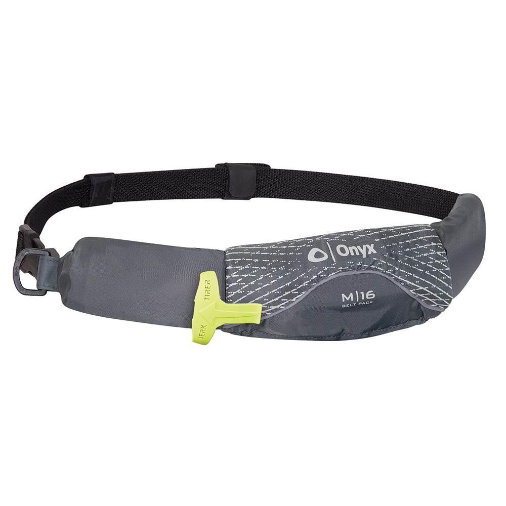 Suncoast Marine and Auto offers Onyx M-16 Manual Inflatable Belt Pack (PFD) - Grey [130900-701-004-19]