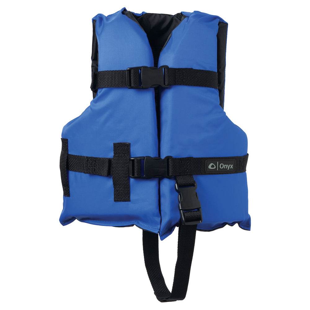 Suncoast Marine and Auto offers Onyx Nylon General Purpose Life Jacket - Child 30-50lbs - Blue [103000-500-001-12]