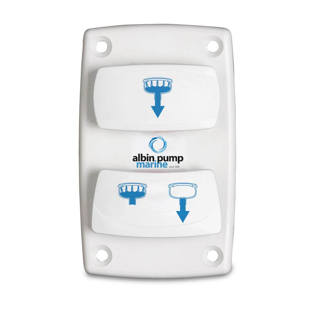 Suncoast Marine and Auto offers Albin Group Marine Control Silent Electric Toilet Rocker Switch [07-66-025]