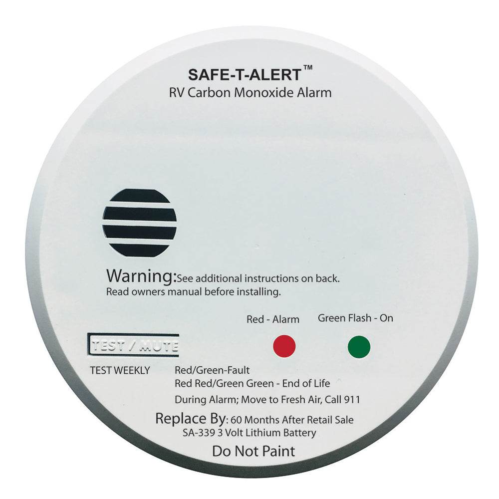 Suncoast Marine and Auto offers Safe-T-Alert SA-339 White RV Battery Powered CO Detector [SA-339-WHT]