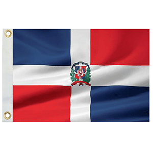 Suncoast Marine and Auto offers Taylor Made Dominican Republic Flag 12" x 18" Nylon [93070]