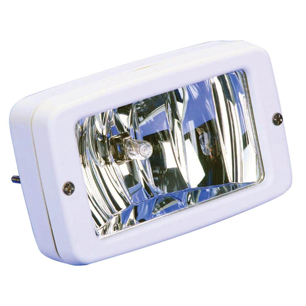 Suncoast Marine and Auto offers Marinco Flush Mount Halogen Deck Lamp - 12V - 55W - White [ML-005NWW]