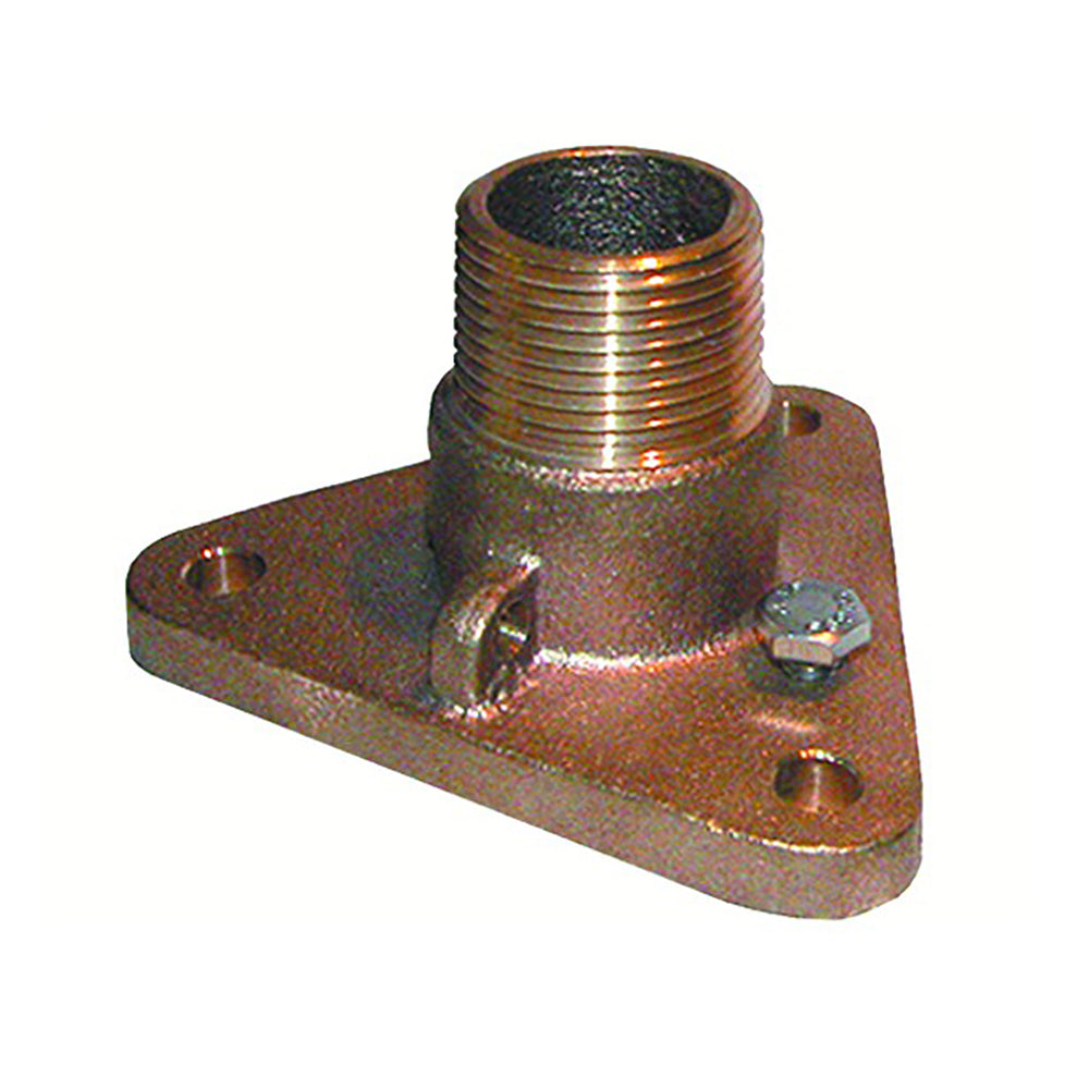 Suncoast Marine and Auto offers GROCO 3/4" Bronze NPS to NPT Flange Adapter [IBVF-750]