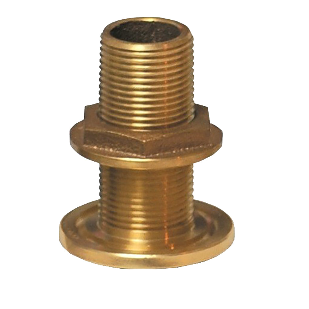 Suncoast Marine and Auto offers GROCO 1/2" NPS NPT Combo Bronze Thru-Hull Fitting w/Nut [TH-500-W]