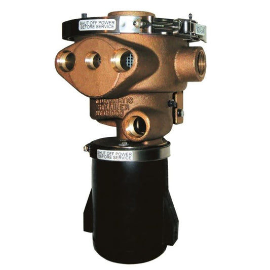 Suncoast Marine and Auto offers GROCO 1-1/2" Inlet Hydromatic Self-Cleaning Strainer - 12V [970-1500-12]