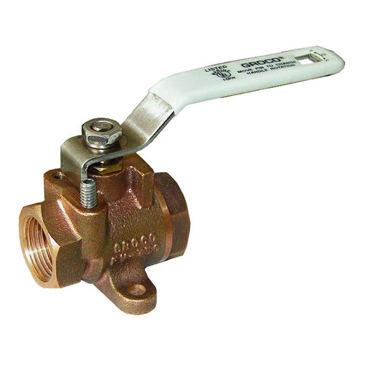 Suncoast Marine and Auto offers GROCO 1/4" NPT Bronze Inline Fuel Valve [FV-250]