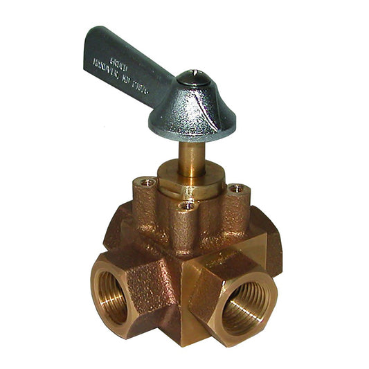 Suncoast Marine and Auto offers GROCO 1/2" 4-Port Tank Selector Valve [FV-450-X]