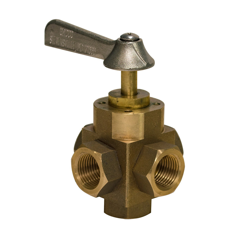 Suncoast Marine and Auto offers GROCO 1/2" 5-Port Tank Selector Valve [FV-550-L]