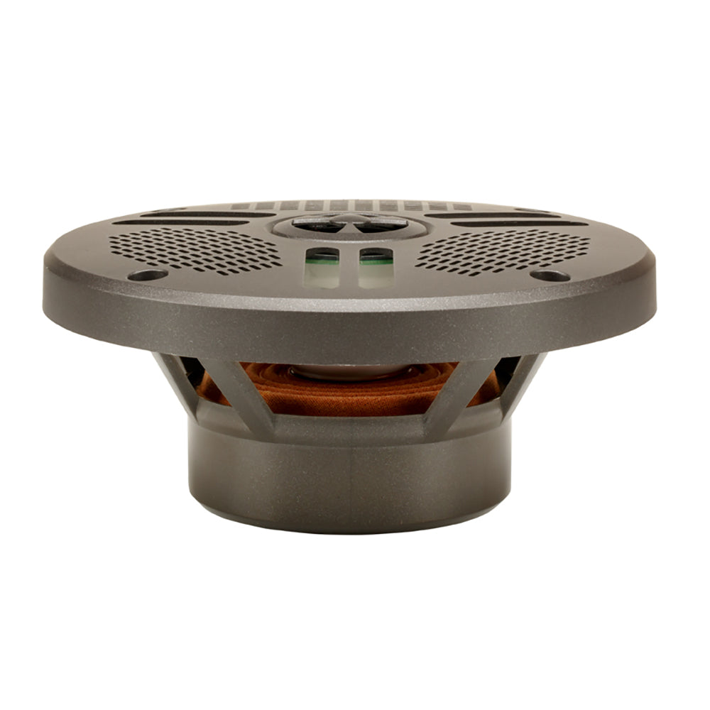 Suncoast Marine and Auto offers Poly-Planar MA-4052LG1 5" 60 Watt LED Self Draining Spa Speaker - Dark Grey [MA4052LG1]