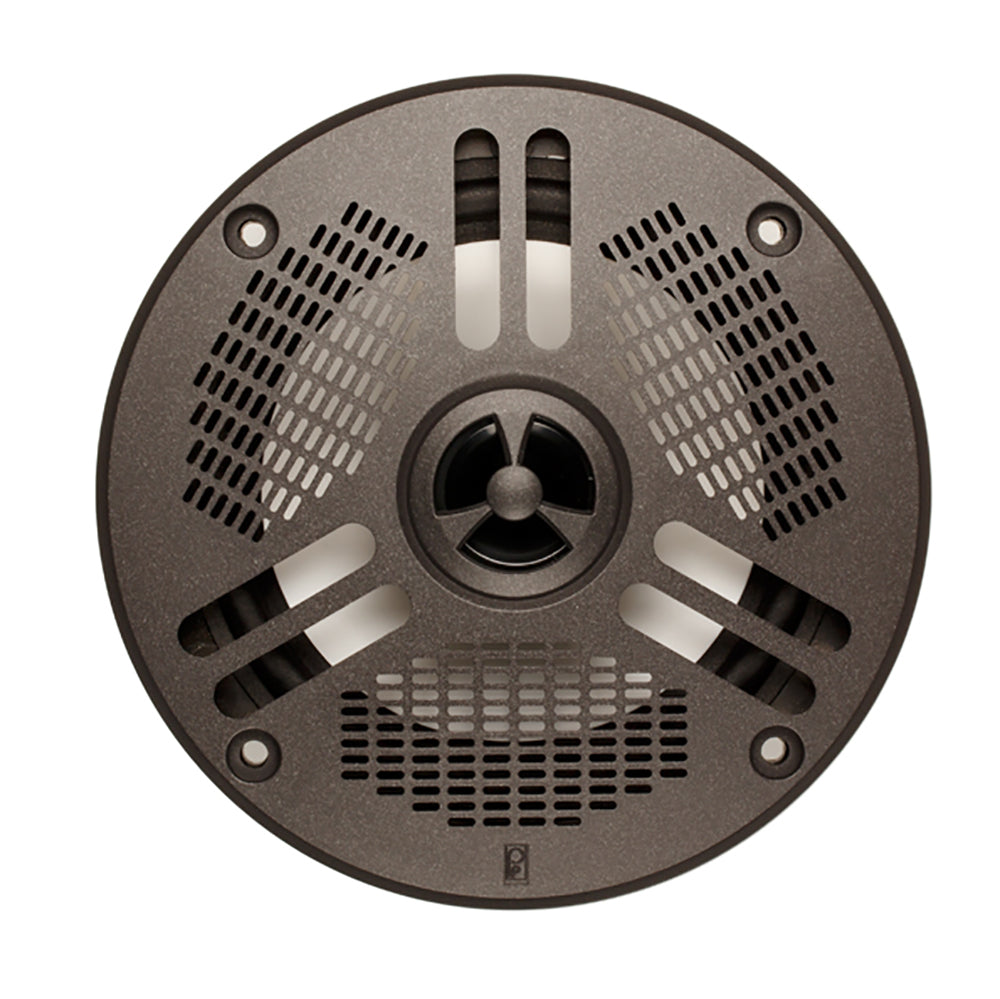 Suncoast Marine and Auto offers Poly-Planar MA-4052LG1 5" 60 Watt LED Self Draining Spa Speaker - Dark Grey [MA4052LG1]