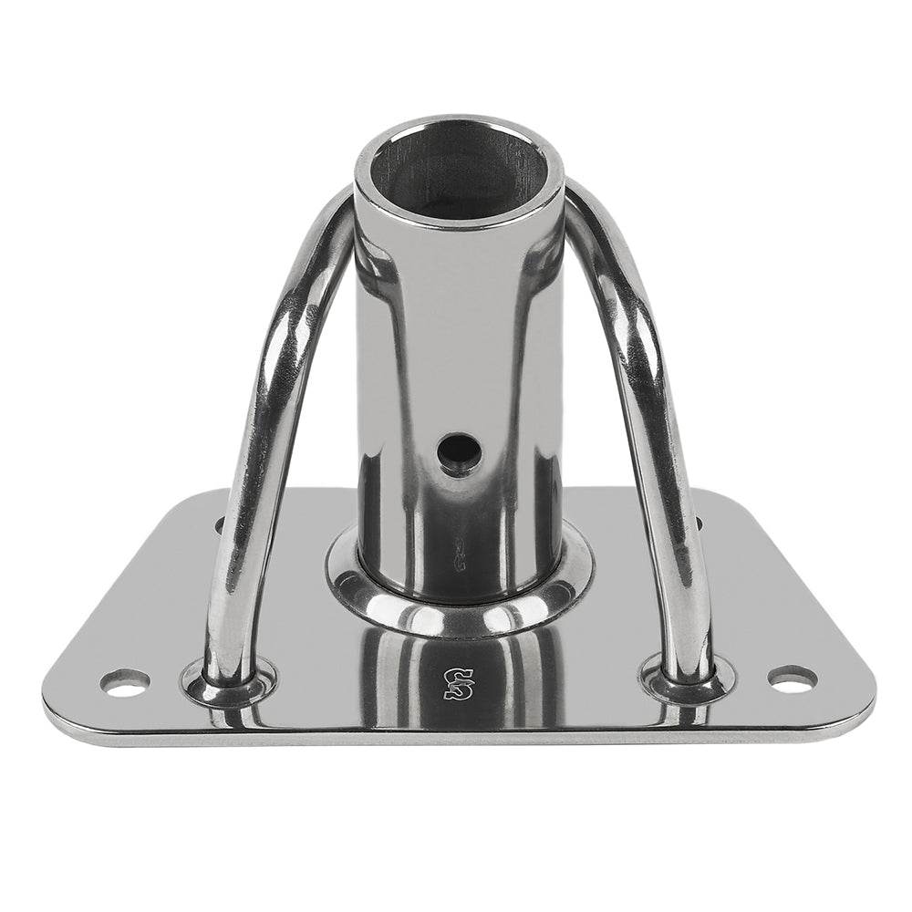 Suncoast Marine and Auto offers Schaefer Stanchion Base Single - Heavy-Duty [36-01]