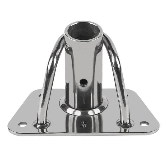 Suncoast Marine and Auto offers Schaefer Stanchion Base Single - Heavy-Duty [36-01]