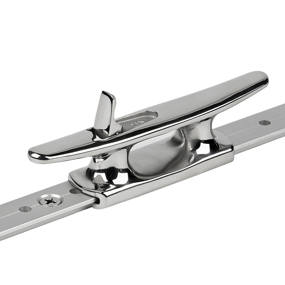 Suncoast Marine and Auto offers Schaefer Mid-Rail Chock/Cleat Stainless Steel - 1-1/4" [70-75]