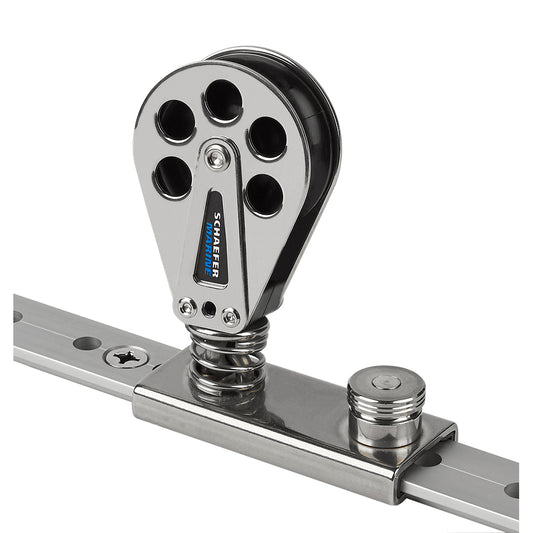 Suncoast Marine and Auto offers Schaefer Spring Loaded/Lined Slide/Stainless Steel f/1-1/4" T-Track [705-92]