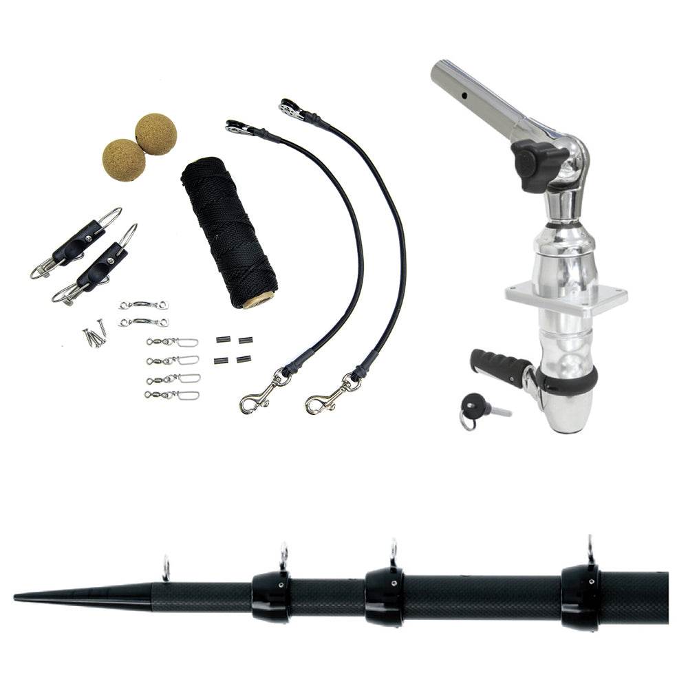 Suncoast Marine and Auto offers Tigress XD Top Mount System - 15 - Black Outriggers Elite Rigging Kit [88824-1]