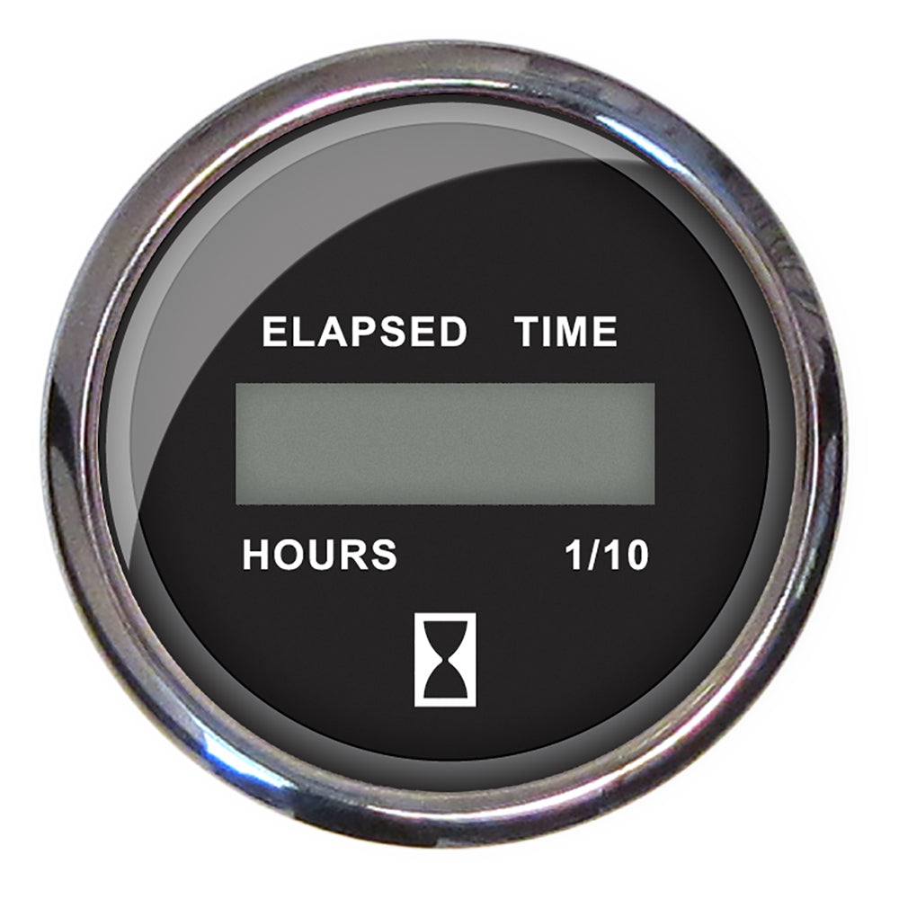 Suncoast Marine and Auto offers Faria Chesapeake Black 2" Hourmeter (Digital) [13715]