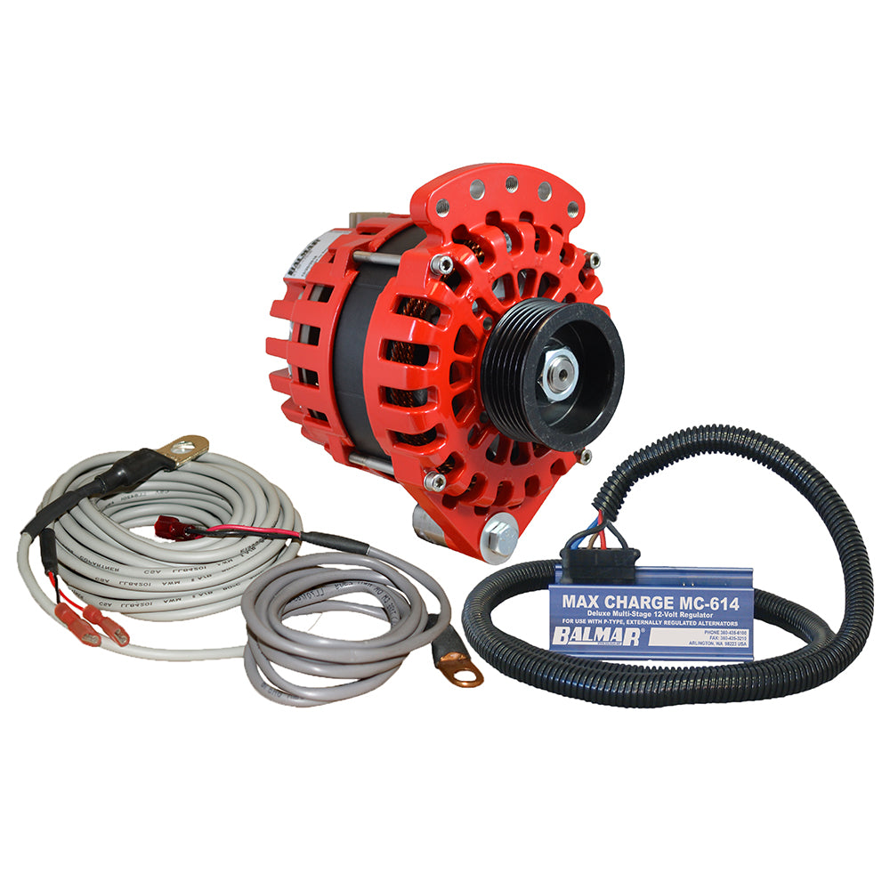 Suncoast Marine and Auto offers Balmar Alternator 1-2" Single Foot K6 Serpentine Pulley Regulator Temp Sensor - 170A Kit - 12V [XT-SF-170-K6-KIT]