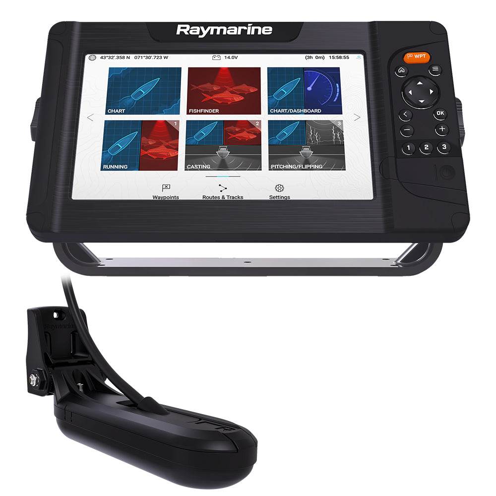 Suncoast Marine and Auto offers Raymarine Element 9 HV Combo w/HV-100 Transducer [E70534-05]