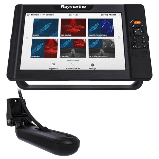 Suncoast Marine and Auto offers Raymarine Element 12 HV Combo w/HV-100 Transducer Nav+ US Canada Chart [E70536-05-NAG]