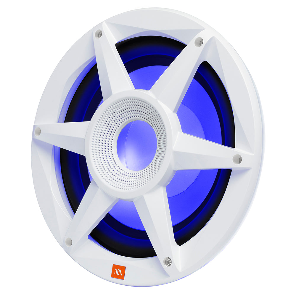 Suncoast Marine and Auto offers JBL 10" Marine RGB Passive Subwoofer - White Stadium Series [STADIUMMW1000AM]